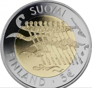 FINLAND 5 EURO 2007 - 90 YEARS NDEPENDENCE - PROOF